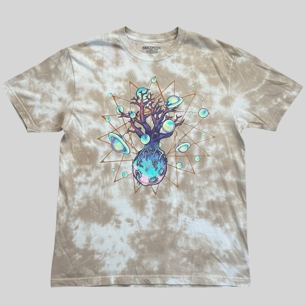 In Your Face Apparel Cosmic Tie Dye Graphic Tee Women M